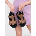 Босоножки кожаные Barefoot 8459-28