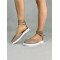 Босоніжки жіночі шкіряні темно-бежеві