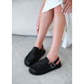 Клоги Barefoot кожа черный 8475-28