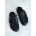 Клоги Barefoot кожа черный 8475-28