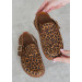 Клоги Barefoot кожа леопард 8469-28