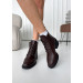 Черевики ботильйони жіночі шкіряні brown Lolita 8546-28