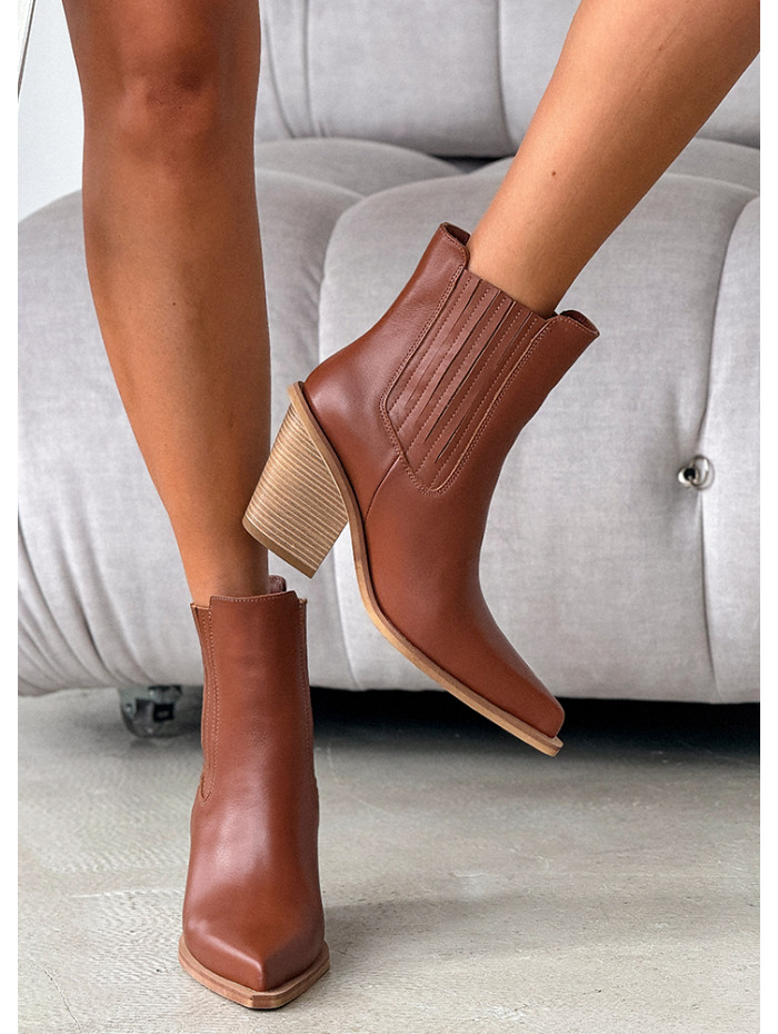 Черевики козаки brown 8251-28