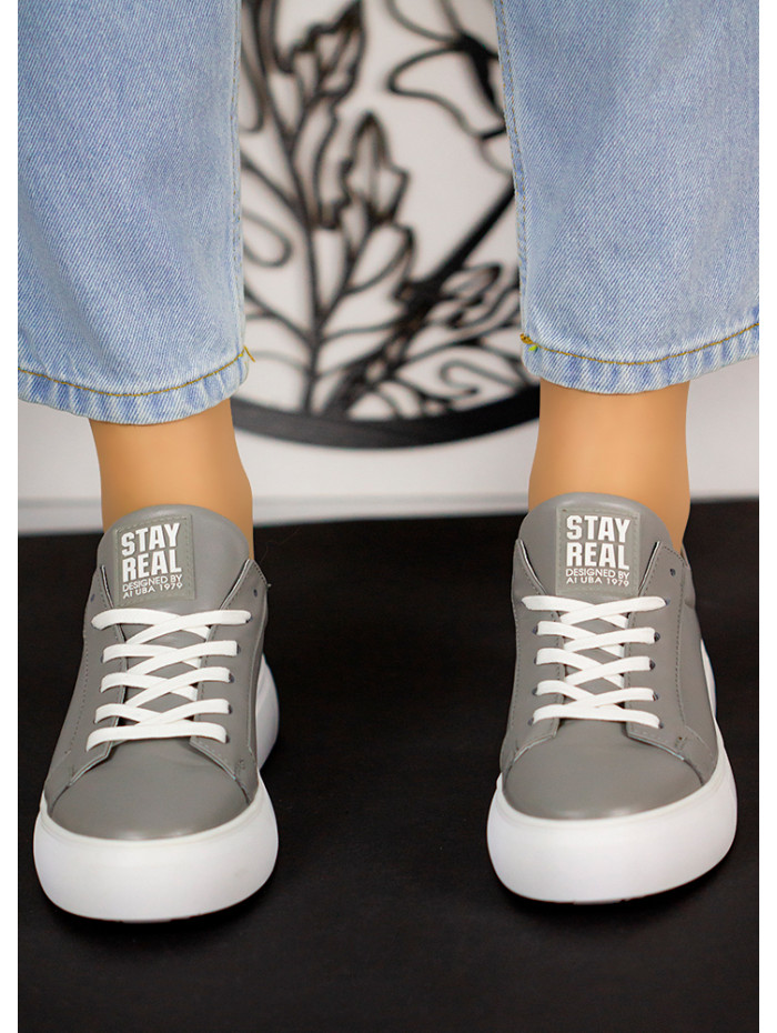 Кеды STAY 2 REAL серая к. 7970-28