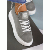 Кеды STAY REAL серая з. 7911-28