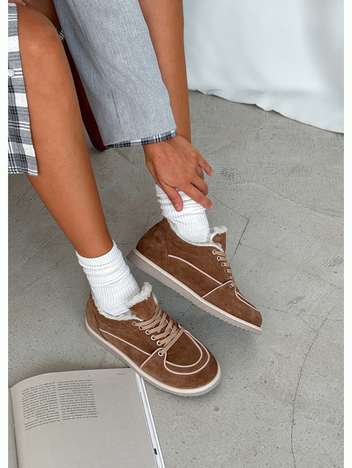 Зимние кеды Barefoot brown 8221-28