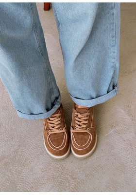 Кеды натуральная замша Barefoot 8260-28