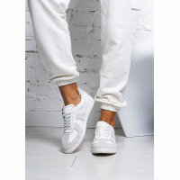 Кроссовки Gazelles белая к+з 8147-28