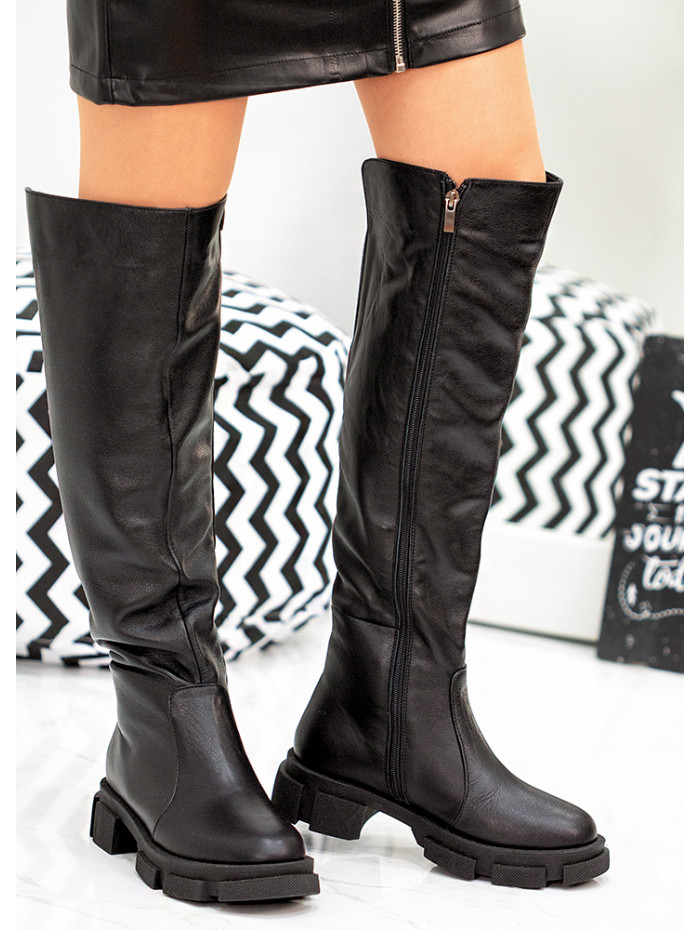 Ботфорти натуральна шкіра 8058-28