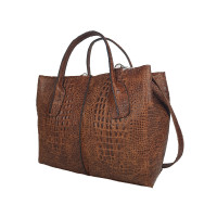 Сумка BIG натуральна шкіра brown 8505-11