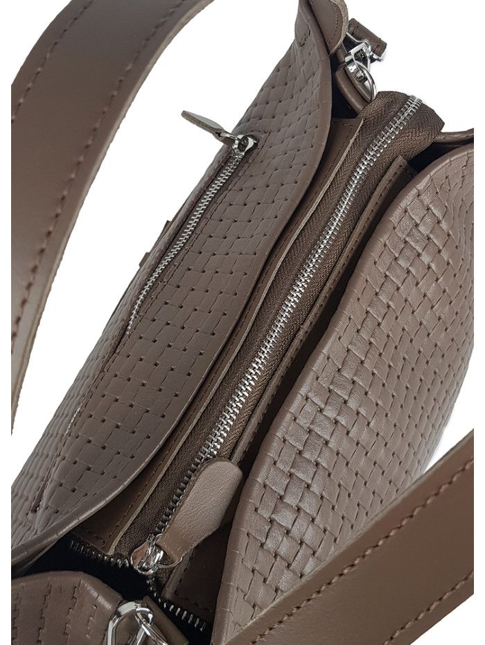 Сумка BIG натуральна шкіра brown 8484-11