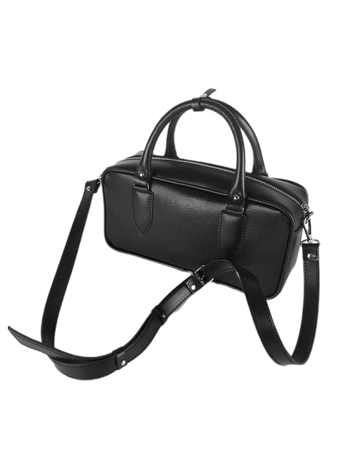 Сумка cross body шкіра чорний 8398-11