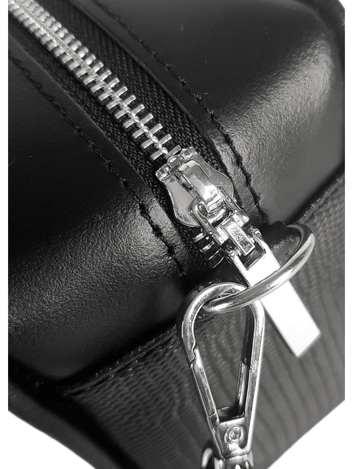 Сумка cross body шкіра чорний 8398-11