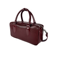 Сумка cross body кожа бордо 8399-11
