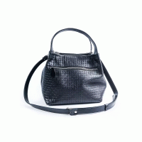 Чорна шкіряна сумочка MINI 6930 -11