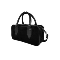 Сумка cross body замша чорний 8405-11
