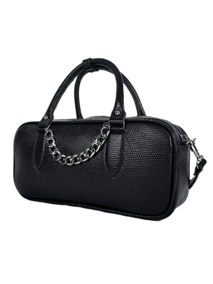 Сумка cross body шкіра чорний 8396-11