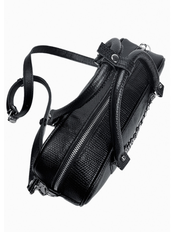Сумка cross body шкіра чорний 8396-11