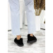 М'які чорні мокасини Comfort 7654-28