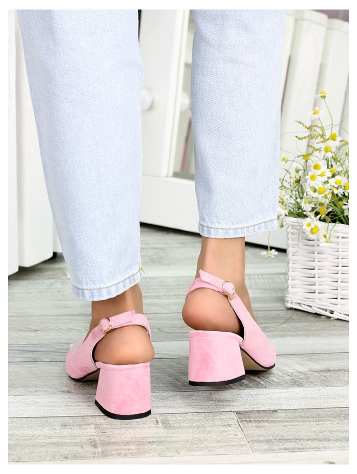 Туфлі рожева замша Molly 7410-28