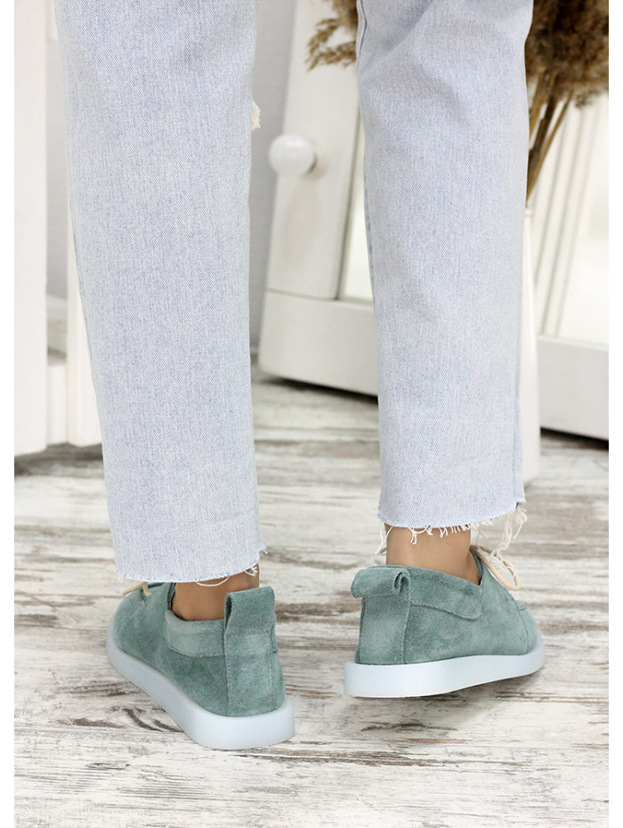 Мягкие мокасины лазурь Comfort 7652-28