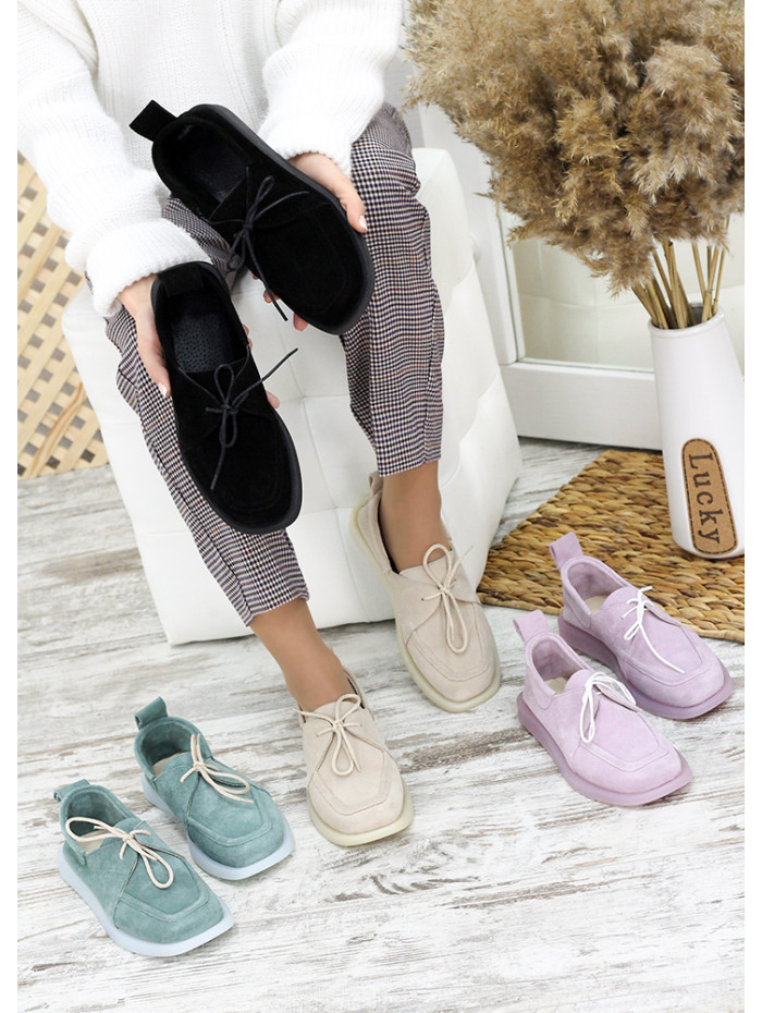 Мягкие мокасины лазурь Comfort 7652-28