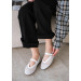 Балетки Mary Jane сітка білий 8450-28