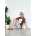 Туфлі Barefoot замша brown 8463-28