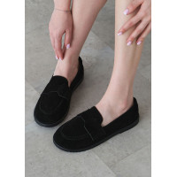 Туфлі Barefoot замша black 8468-28